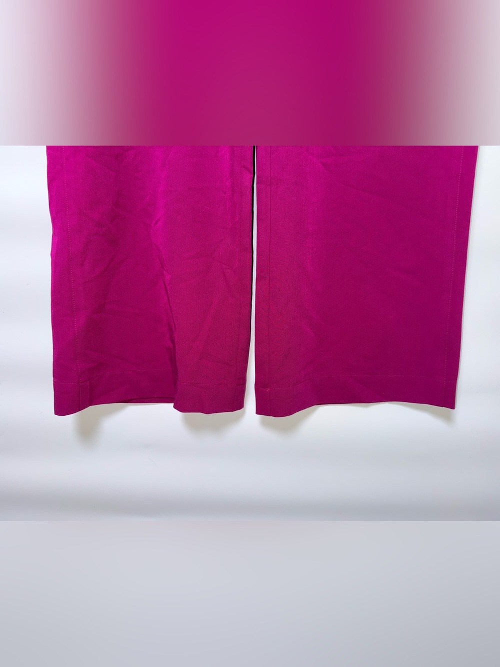 NWT FIGS Isabel High Waisted Wide Leg Scrub Pants Magenta Berry Barbiecore M - Picture 3 of 11